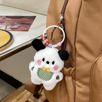 Cute Bear School Backpack With Pendant - Thumbnail 9