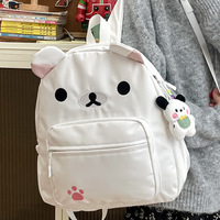 Cute Bear School Backpack With Pendant - Thumbnail 3