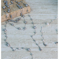 Vintage Pearl Strand Long Layered Necklace for Women - Thumbnail 6