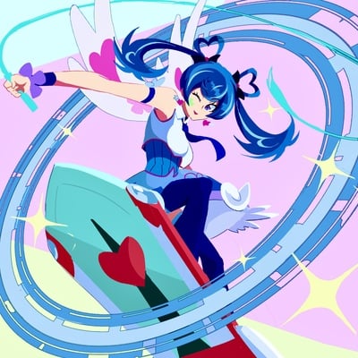 Autographed blue angel from yu-gi-oh! vrains