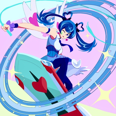 Autographed Blue Angel from Yu-Gi-Oh! VRAINS