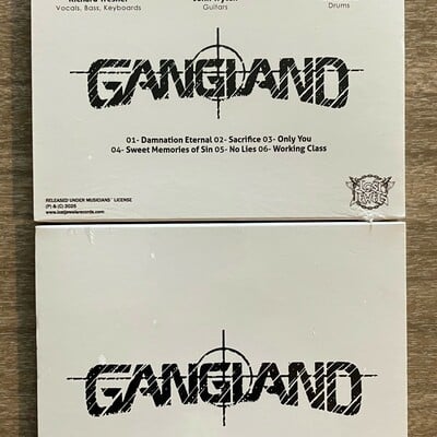 Gangland - ep 1991 (new sealed reissue cd of seattle metal band's cassette - reverend, ray gunn, sentinel members) - Thumbnail 2