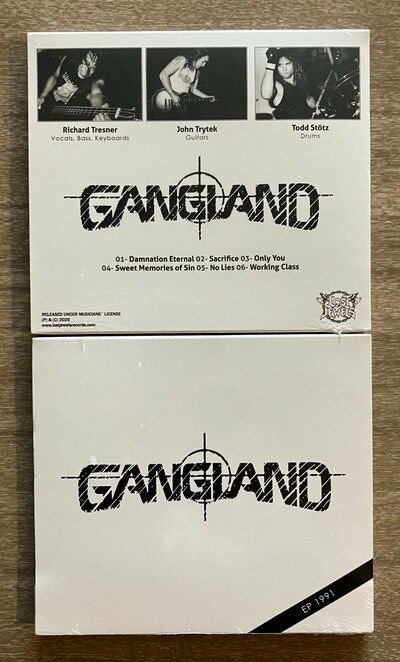GANGLAND - EP 1991 (New sealed reissue CD of Seattle Metal band's cassette - Reverend, Ray Gunn, Sentinel members)