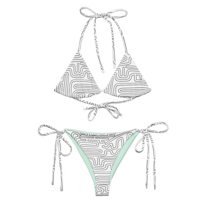 Mint string bikini