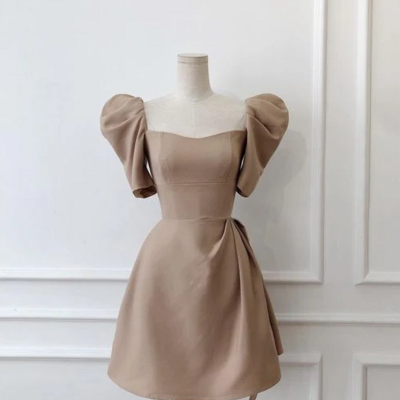 Sexy a-line short homecoming dresses