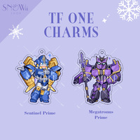 TF ONE Charms-Sentinel Prime & Megatronus Prime - Thumbnail 1