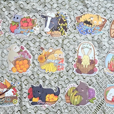 Fruits basket stickers