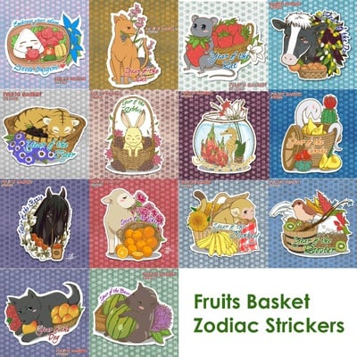 Fruits basket stickers