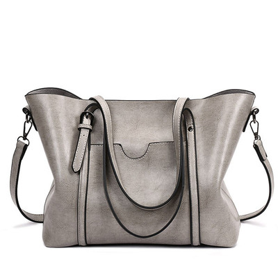 New Women Handbag Retro Tote Bag Grey