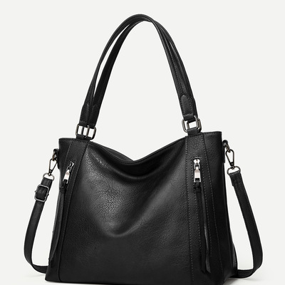 Women's shoulder crossbody bag black - Thumbnail 5