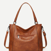 Women's Shoulder Crossbody Bag Brown - Thumbnail 2
