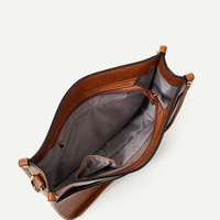Women's Crossbody Bag Brown - Thumbnail 2