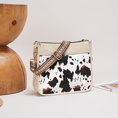 Fashion Women's Leopard Tote Bag White