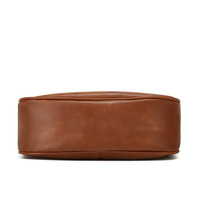 Fashion Soft Leather Women's Handbag Ladies Shoulder Tote Bag Brown - Thumbnail 2