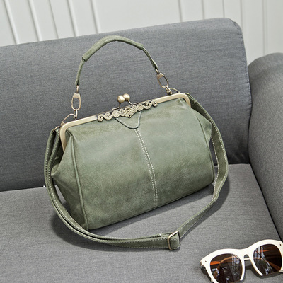 Fashion Retro Messenger Bag Women's Handbag Green