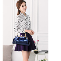 Hobo Shoulder Bag For Women Large Crossbody Bag Blue - Thumbnail 1