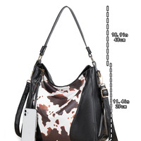 European and American Large Capacity Handbag Black - Thumbnail 1