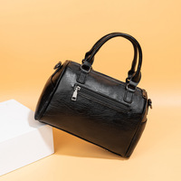 Women Shoulder Handbag Multiple Pockets Bag Ladies Crossbody Purse Black - Thumbnail 2