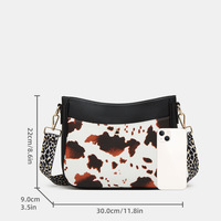 Women Fashion Handbags Tote Bag Shoulder Bag Black - Thumbnail 4