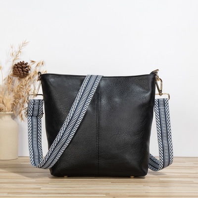 Women soft designer shoulder purses ladies top handle handbag black - Thumbnail 4