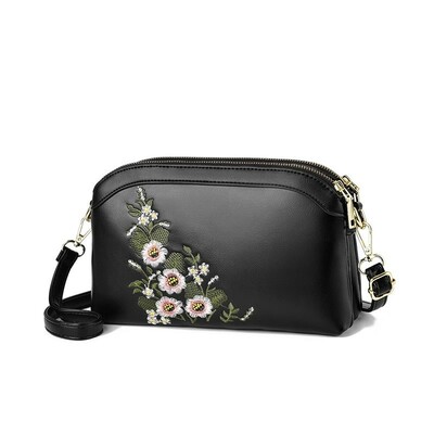 New soft leather shoulder bag black - Thumbnail 4