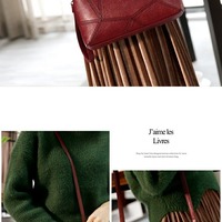 Women Crossbody Bags Medium Size Shoulder Handbags Red - Thumbnail 1