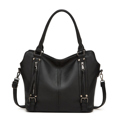 Purses for women shoulder handbags hobo bags tote bag black - Thumbnail 4