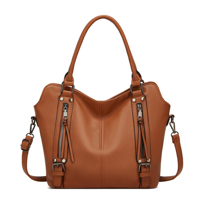 Purses for women shoulder handbags hobo bags tote bag brown - Thumbnail 3