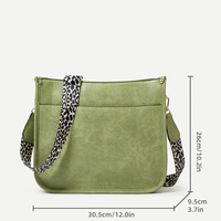 Women Shoulder Purses and Handbags Green - Thumbnail 1