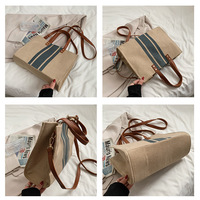 Women Western Shoulder Purses Boho Aztec Satchel Handbags Blue - Thumbnail 1