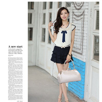 Womens Vegan Leather Handbags Tote Bag Shoulder Bag White - Thumbnail 1