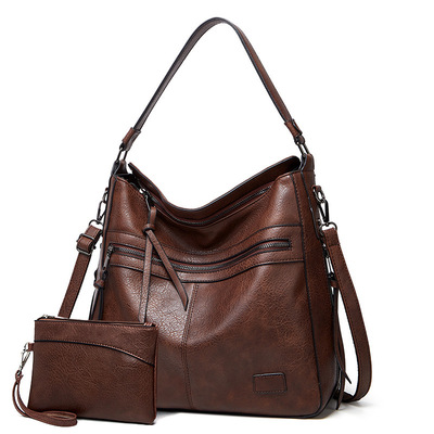 Fashion hobo bags large purse and handbags brown - Thumbnail 4