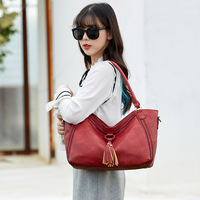 Fashion Tote Bags Shoulder Bag Top Handle Satchel Bags Red - Thumbnail 1