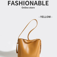 Fashion Tote Bag Shoulder Handbags Top Handle Satchel Bags Yellow - Thumbnail 1