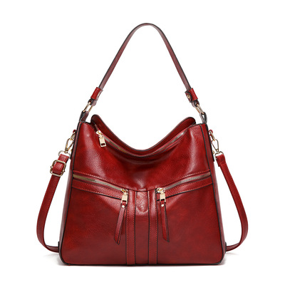 Purses for women shoulder handbags hobo bags tote bag red - Thumbnail 4