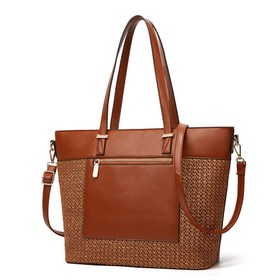 Womens Fashion Purses and Handbags Top Handle Satchel Tote Bags Brown