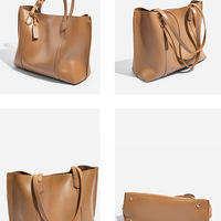 Fashion Women's Shoulder Bag Brown - Thumbnail 1