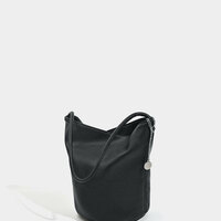 Ladies' Bucket Bag SWhoulder Bag Handbag Black - Thumbnail 2