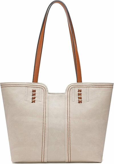 Women Medium Top Handle Handbags White