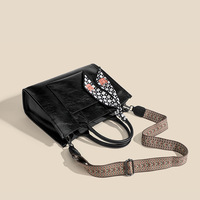 Women Purses and Handbags Shoulder Tote Bags Top Handle Satchel Black - Thumbnail 2