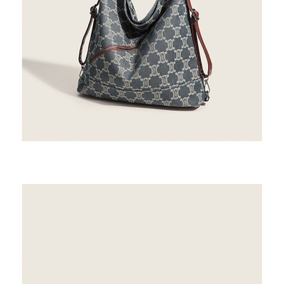 Womens top-handle hobo purse roomy casual shoulder bags blue