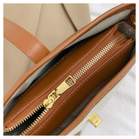 Women Handheld Bucket Bag Brown - Thumbnail 2