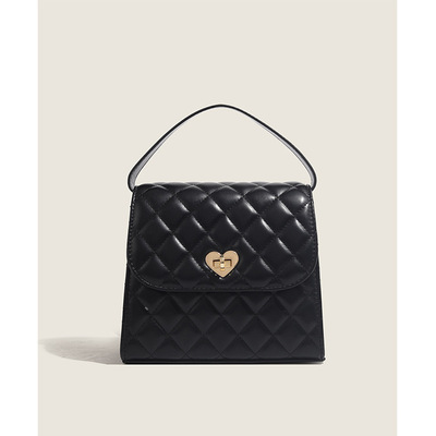 Womens handbags ladies purse satchel shoulder bags black