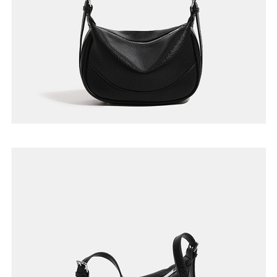 Women crossbody bags vegan leather shoulder handbags black