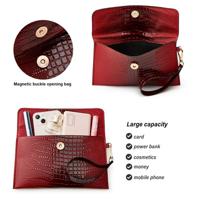 Fashion lady's handbag red