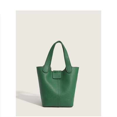 Ladies' bucket bag crossbody bag green