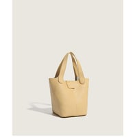 Ladies' Bucket Bag Crossbody Bag Yellow - Thumbnail 1