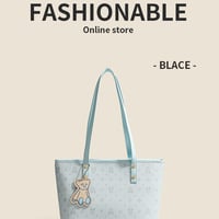 Women Tote Purse Shoulder Bag Large Fashion Hobo Purse Blue - Thumbnail 1