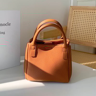 Women leather crossbody bags women's tote shoulder bag brown