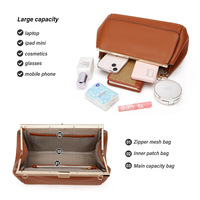 Small Purses for Women Crossbody Bag Brown - Thumbnail 3